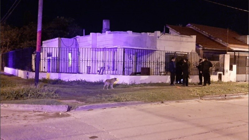 El lugar donde fue baleado el joven de 28 años. 