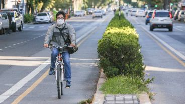 La Municipalidad terminará de marcar los nuevos corredores este mes.