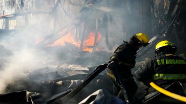 Los Bomberos Voluntarios intervienen en distintos tipo de catástrofes.