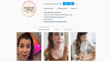 El perfil de Instagram de la creadora del reto