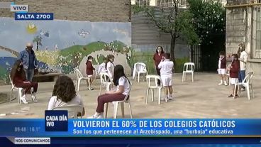 Así los colegios católicos tenían sus encuentros pedagógicos.