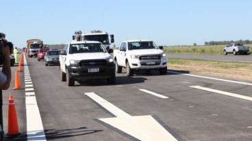 El nuevo tramo de 8 kilómetros de Autopista en la Ruta Nacional N°34.