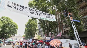 La espera del sector verde de la histórica votación por el aborto.