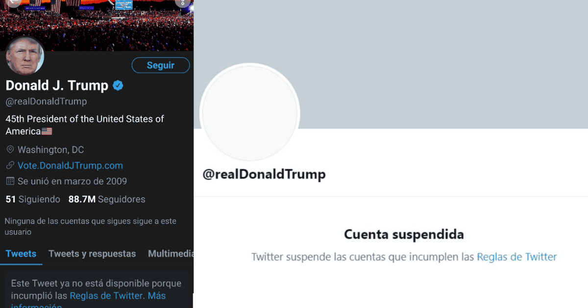 Twitter "suspendió Permanentemente" La Cuenta De Donald Trump | Rosario3