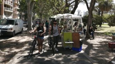 La Feria de artesanos del Bulevar, una de las centrales del circuito.