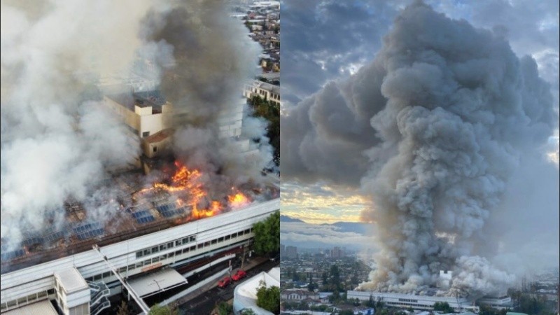 El fuego comenzó cerca de las 7:30 de la mañana en el cuarto piso del recinto donde se ubican las calderas.