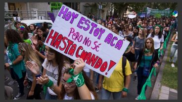 Postal de la marcha del 2019. El reclamo se repite.