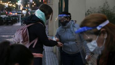 Los alumnos volvieron a las aulas este jueves.