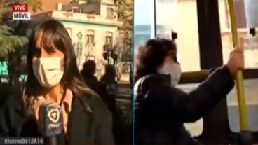 Almudena también fue señalada por la mujer que agredió a una estudiante colombiana.