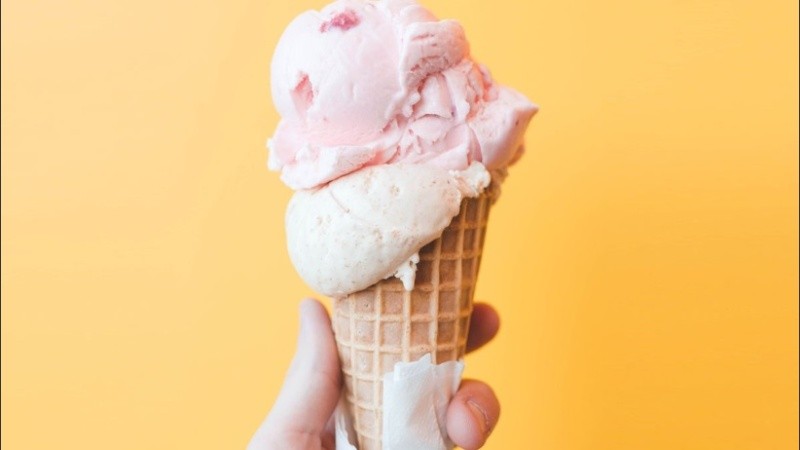 Helados solo en cucurucho o vaso de pasta.