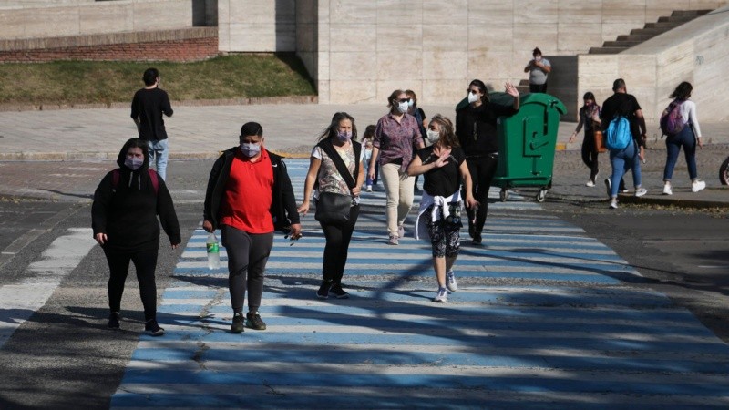 Este fin de semana largo llegaron turistas a Rosario.