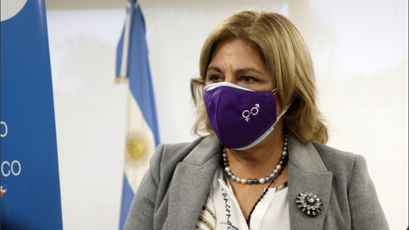 La ministra Martorano participó del encuentro nacional.