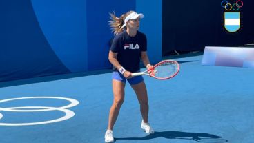 La rosarina Podoroska avanzó en la competencia.