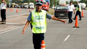 "En estos 16 meses de gestión aumentamos un 260% los controles en la provincia", dijo Aymo.