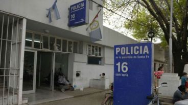 La seccional policial número 16 de Rosario.