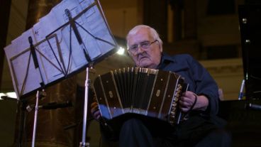 El bandoneonista Cholo Montironi.