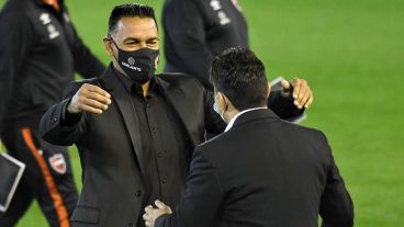 Fernando Gamboa se reencontró con Gallardo. Fueron compañeros en River cuando el DT millonario recién se iniciaba como jugador.