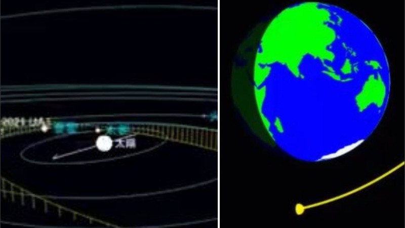 Sobrevoló la Antártida a una velocidad de 57.000 kilómetros por hora.