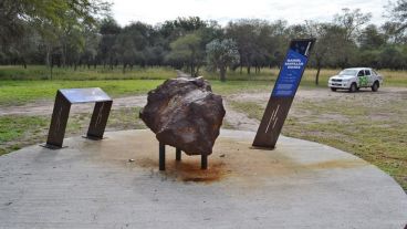 Lo secuestrado sería un fragmento meteorítico del tipo que se encuentra en Campo de Cielo.