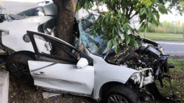 Trabajaron tres dotaciones de bomberos voluntarios.