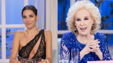 Juana Viale y Mirtha Legrand, juntas en la conducción.