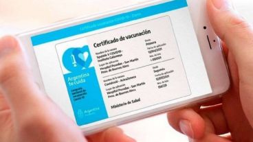 El certificado es un documento PDF que se puede mostrar en el celular.