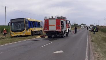 Por el siniestro, hay dos personas que fueron trasladadas al hospital de Casilda.