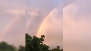 Toda la belleza del cielo rosarino tras la tormenta del domingo