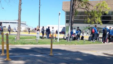 Evacuan el aeropuerto.