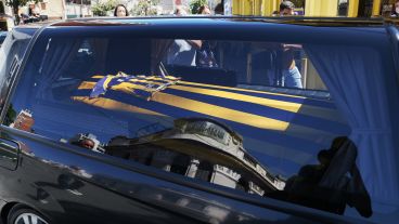 El cortejo fúnebre en Rosario.