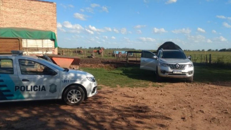 El campo donde ocurrió el doble crimen.