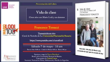 El libro será presentado a través del Canal de YouTube de la UNR, el sábado 7 de mayo, a las 10.