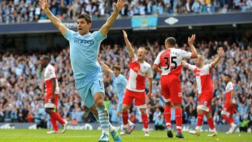 El gol de Agüero ante el Queens Park Rangers quedó en la historia del club.