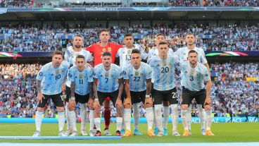 El equipo argentino que se coronó en Wembley.