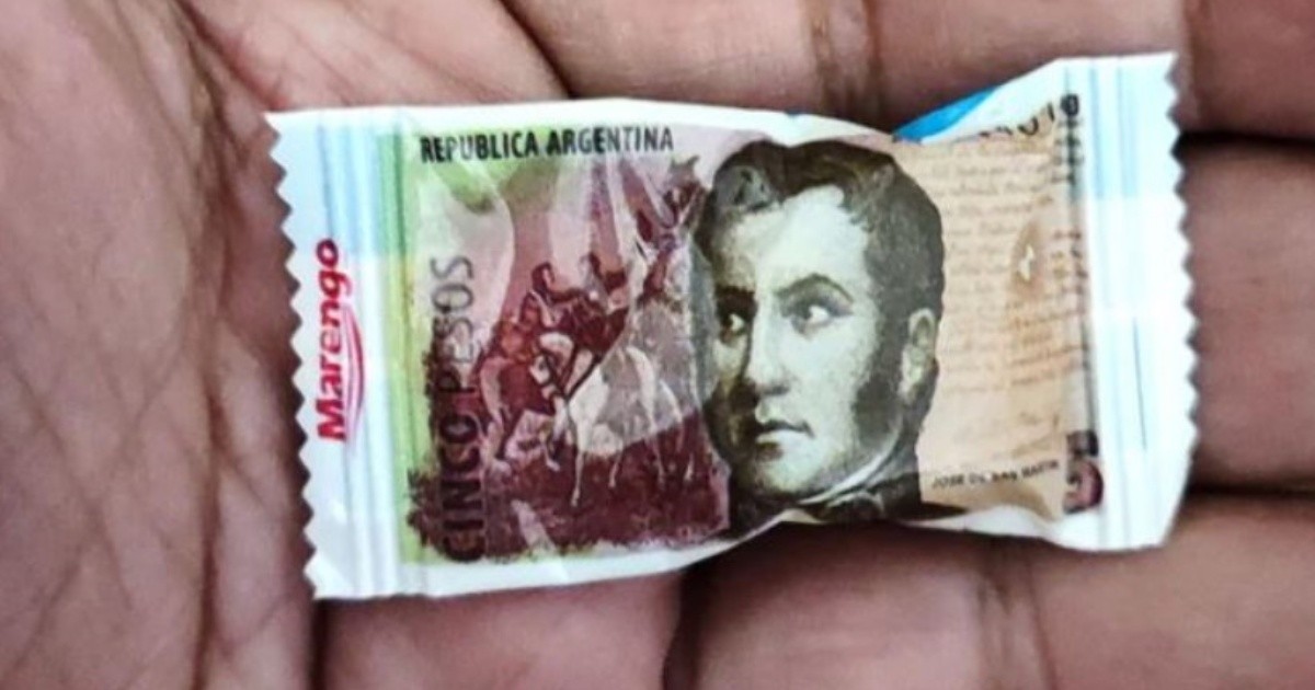 Santafesinos “revived” the 5-peso bill as candy for the change