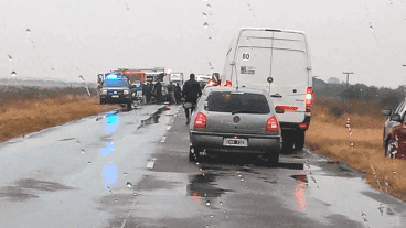 El tremendo choque fue sobre la Ruta Provincial 1, cerca de Romang.