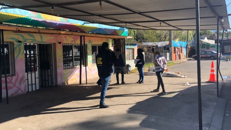 La policía se hizo presente en el salón de fiestas ubicado en zona norte. 