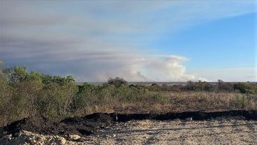 Una vista desde Victoria, donde el humo también llegó en las últimas semanas.