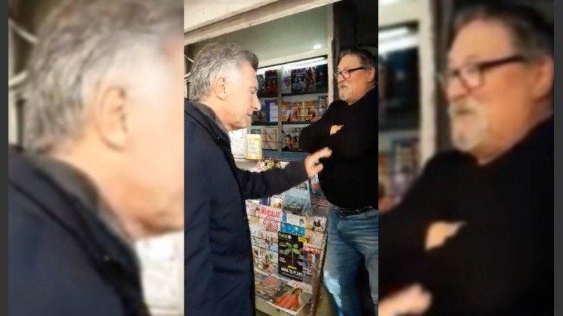 Video el mal momento de Mauricio Macri durante una recorrida por Ituzaingó Rosario