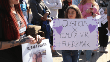 La manifestación se realizó en el centro de la plaza y sin cortes de tránsito.