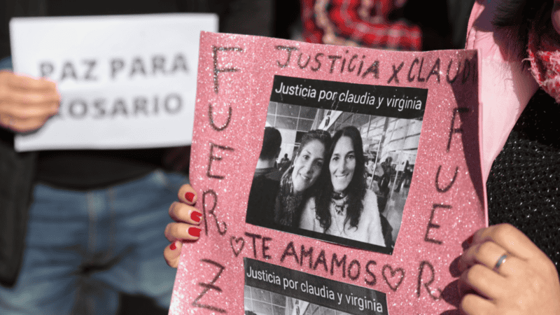 La manifestación se realizó en el centro de la plaza y sin cortes de tránsito.