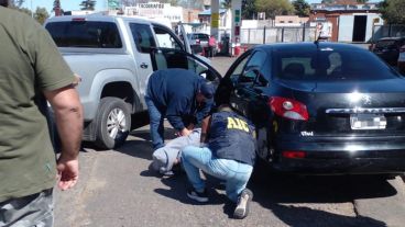 El momento de la detención.