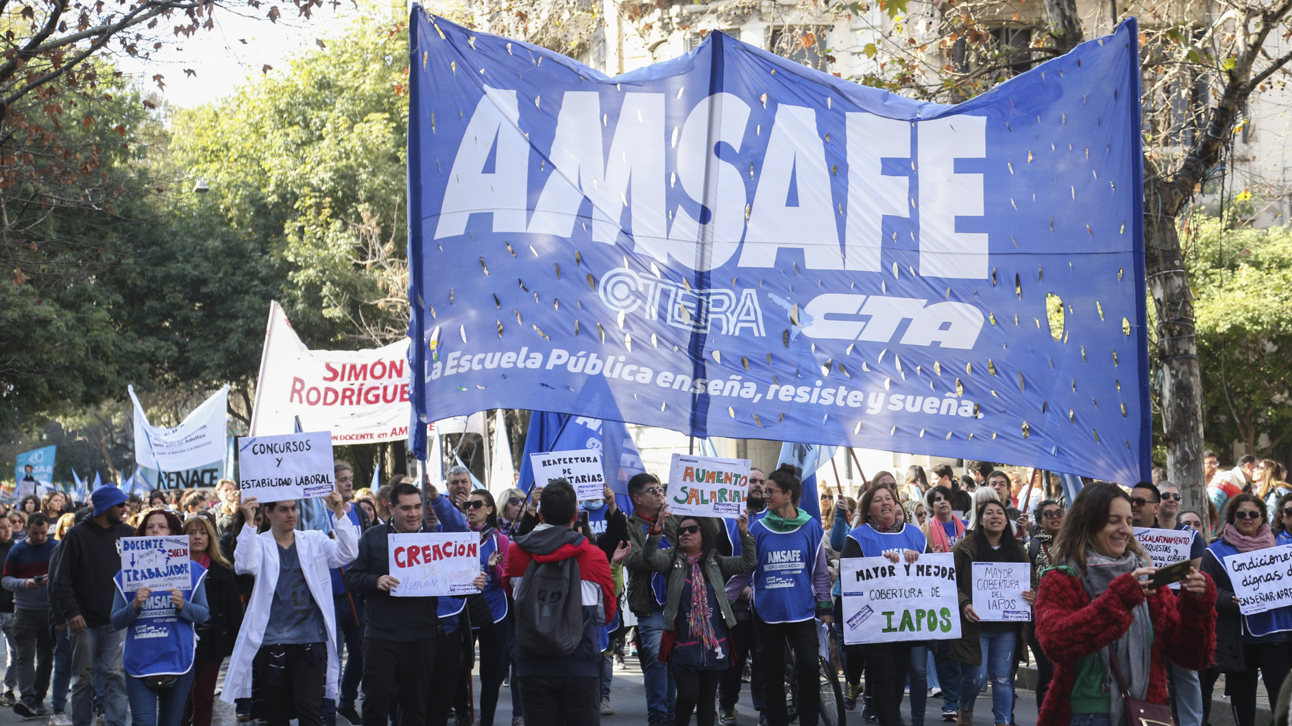 Reforma previsional: ante la media sanción, AMSAFE anunció otro paro para el próximo jueves