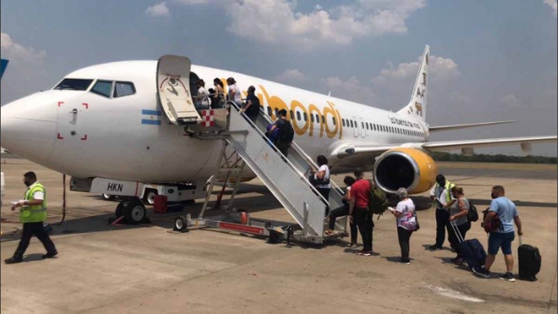 Actualmente, Flybondi cuenta con dos vuelos diarios a la ciudad de Río de Janeiro y uno a San Pablo.