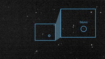 DART todavía estaba a 32 millones de kilómetros de distancia de los asteroides al tomar esta imagen.