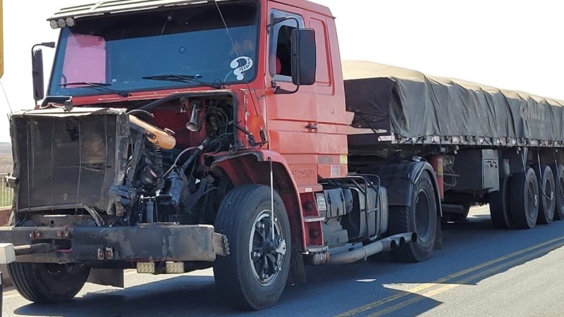 La ruta a Victoria fue cortada este miércoles a la mañana.