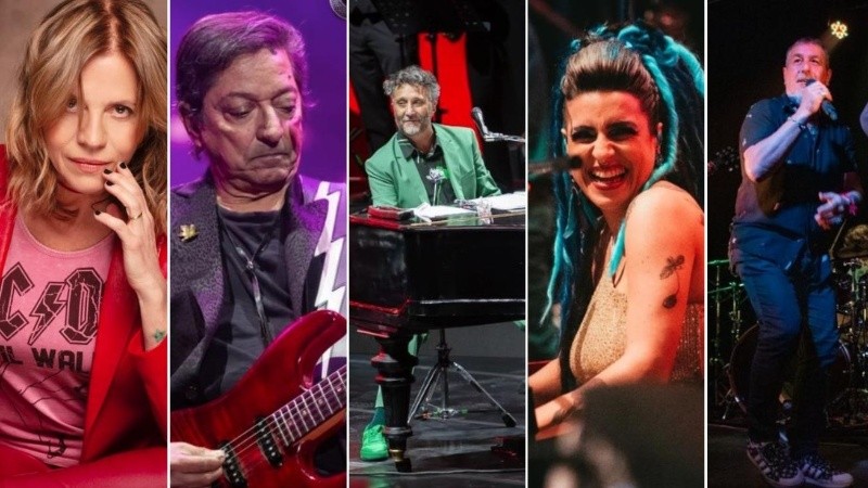 Marcela Morelo, Virus, Fito Páez, La Delio Valdez y Kapanga.