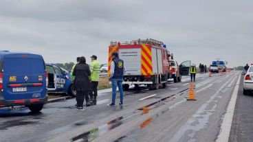 El siniestro se dio a la altura de Granadero Baigorria.