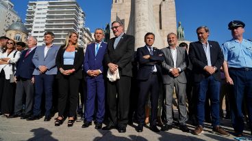 Lejos del acto multitudinario del 2020, este lunes la celebración fue mucho más austera.