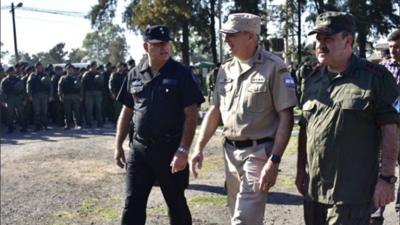  Integrantes del Comando Unificado de las Fuerzas Federales en Rosario. 